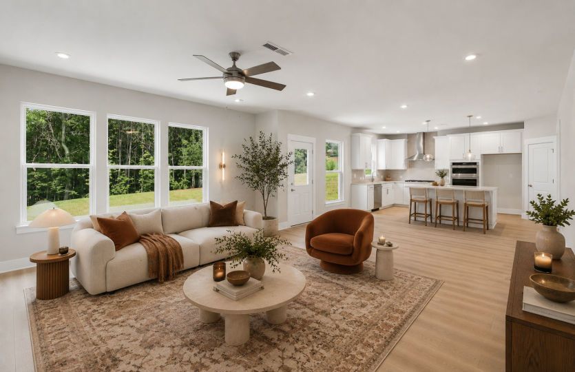 Virtual staging gathering room