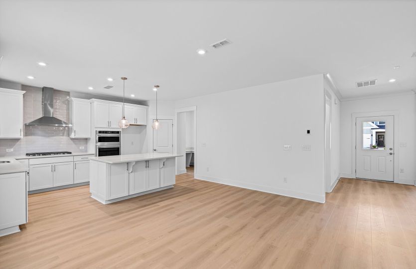 Gathering room & kitchen