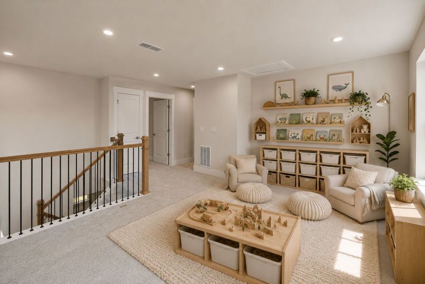 Virtual staging loft