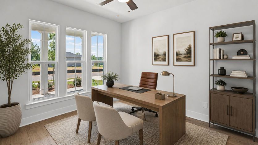 Virtual staging flex space