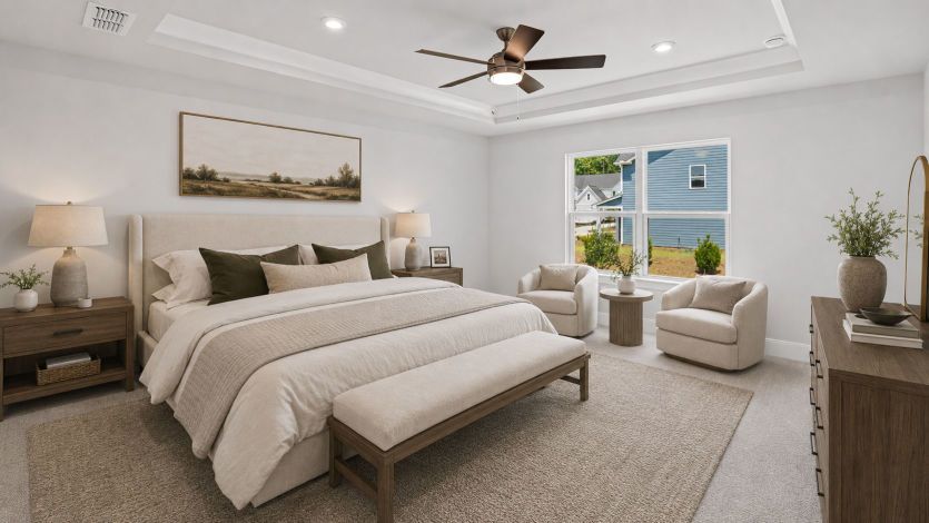 Virtual staging owner's suite