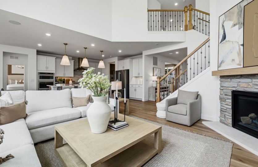 Elegant Two-Story Gathering Room