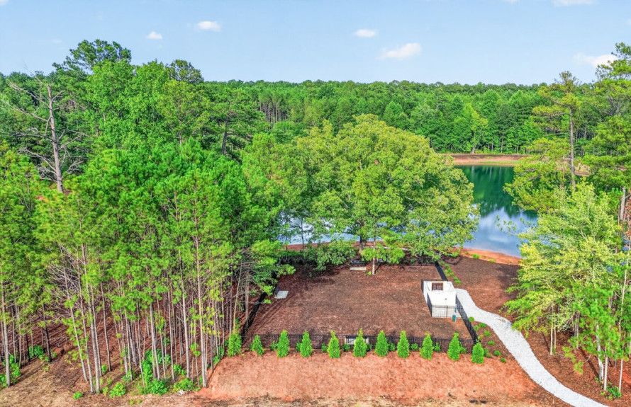Dog park with lake side views
