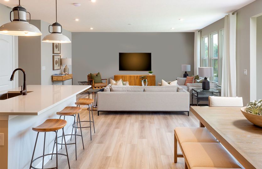 View of the Gathering Room from Kitchen