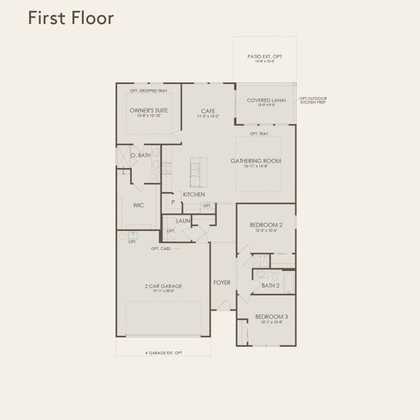 First Floor 3 br / 2 ba