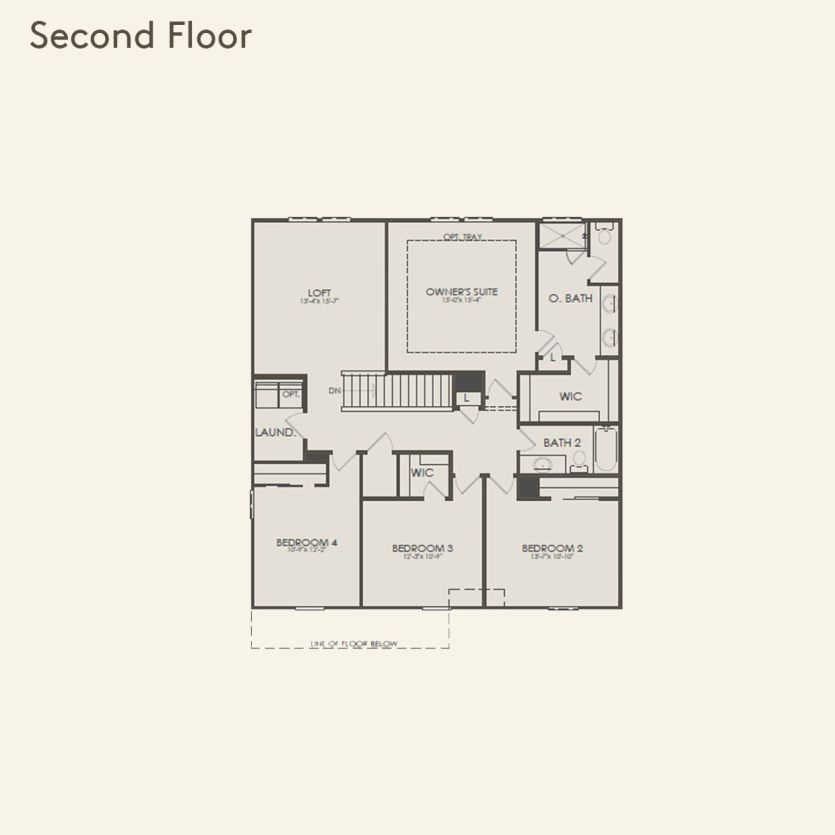 Second Floor 4 br / 2.5 ba