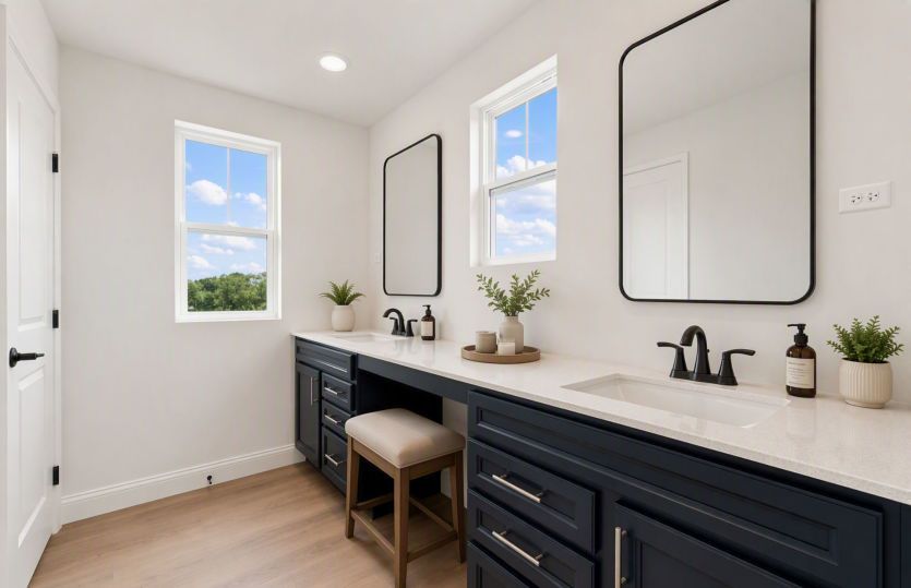 Luxurious Owner's Bath with Double Sinks