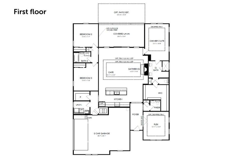 First Floor 3 br / 2.5 ba