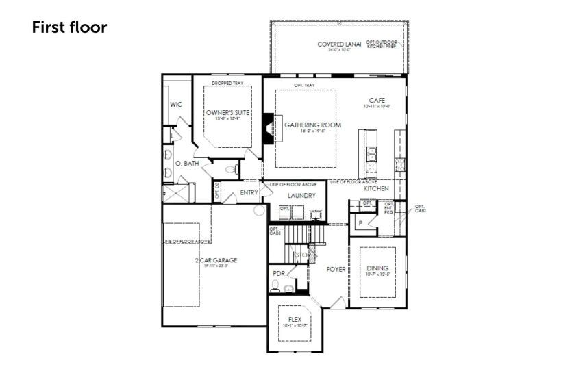 First Floor 4 br / 2.5 ba