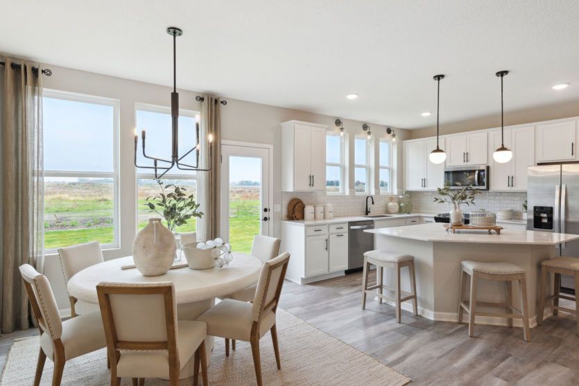 Cafe Seamlessly Flows Into the Kitchen