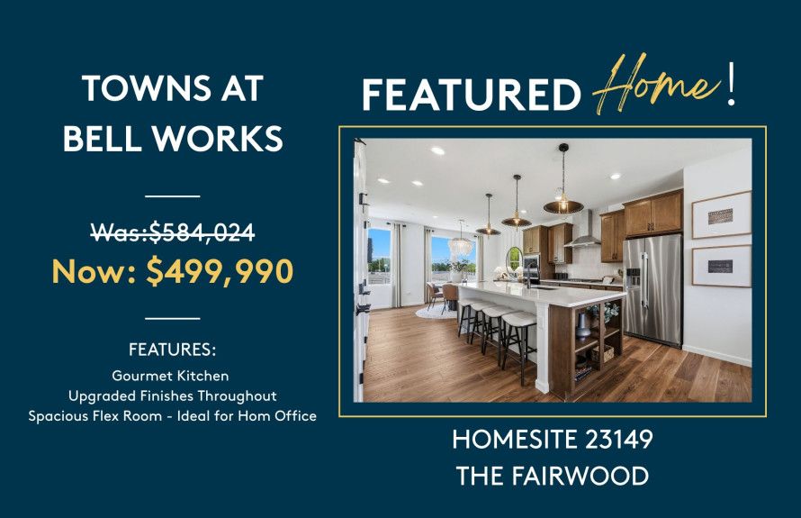 casa en Towns at Bell Works por Pulte Homes