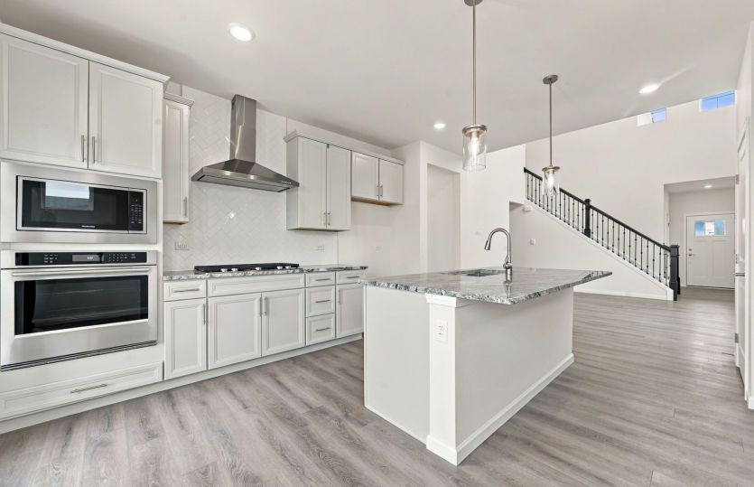 Kitchen that Flows into Gathering Room