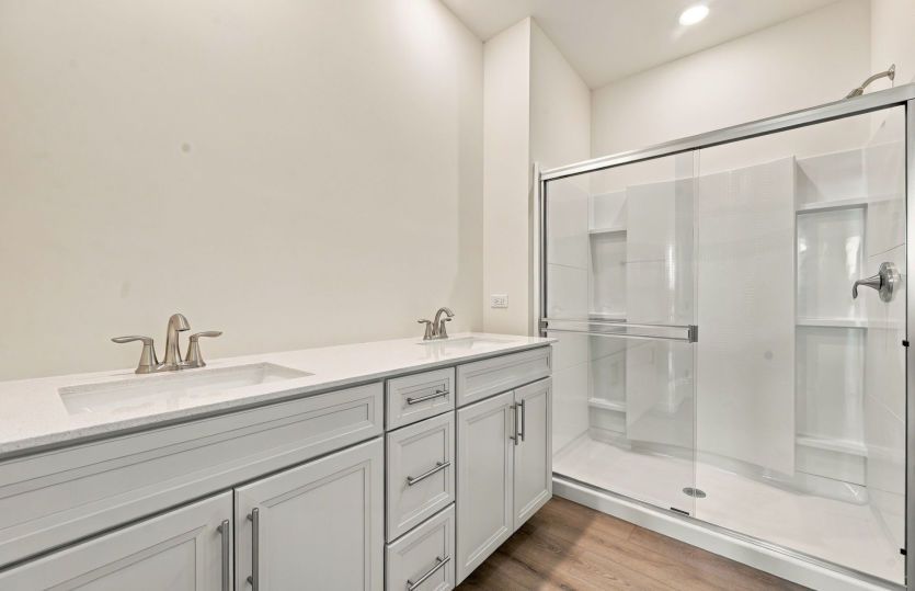 Owner's Bath with Dual Vanity