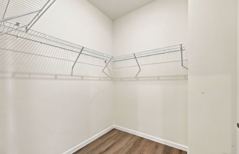 Walk-In Closet in Owner's Suite