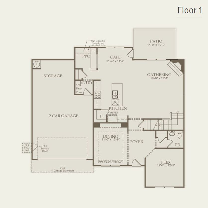 First Floor 4 br / 2.5 ba