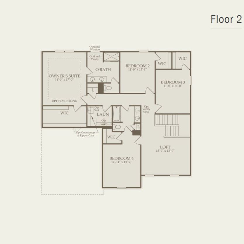 Second Floor 4 br / 2.5 ba