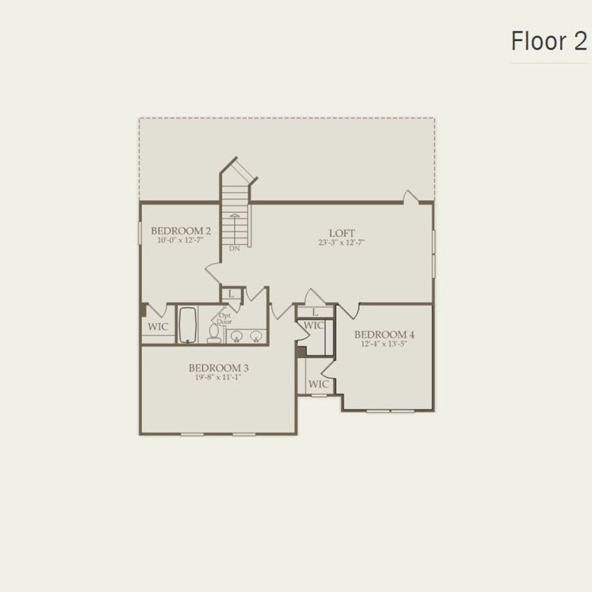 Second Floor 4 br / 2.5 ba