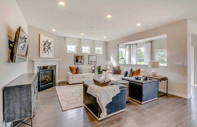 Gathering Room with Opening to Sun Room