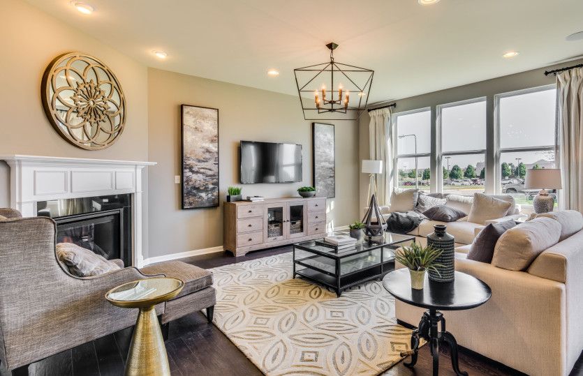 Gathering Room with Optional Fireplace