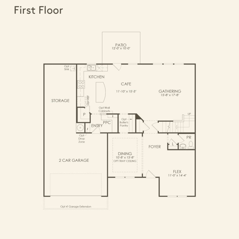 First Floor 4 br / 2.5 ba