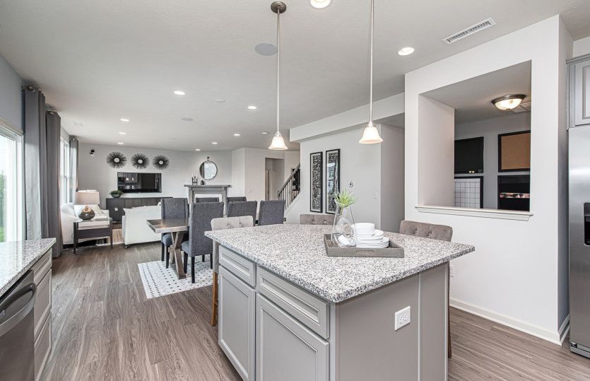 Spacious Kitchen Island