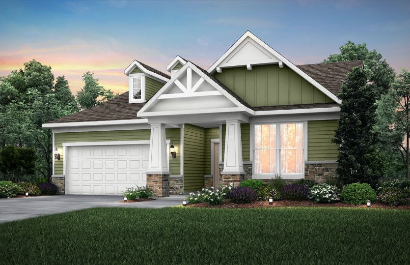 Home Exterior NC2M with Stone