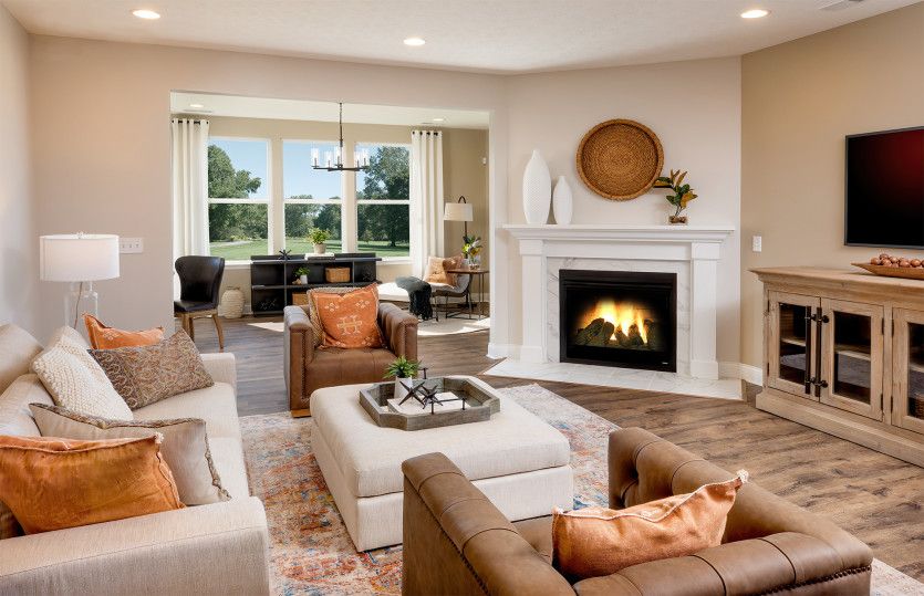 Cozy Gathering Room with Opt. Fireplace