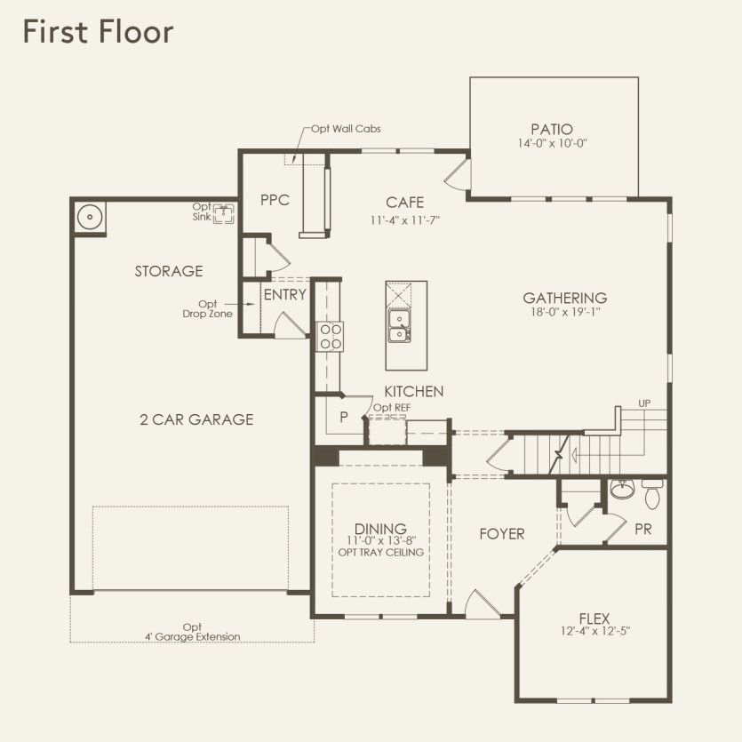 First Floor 4 br / 2.5 ba