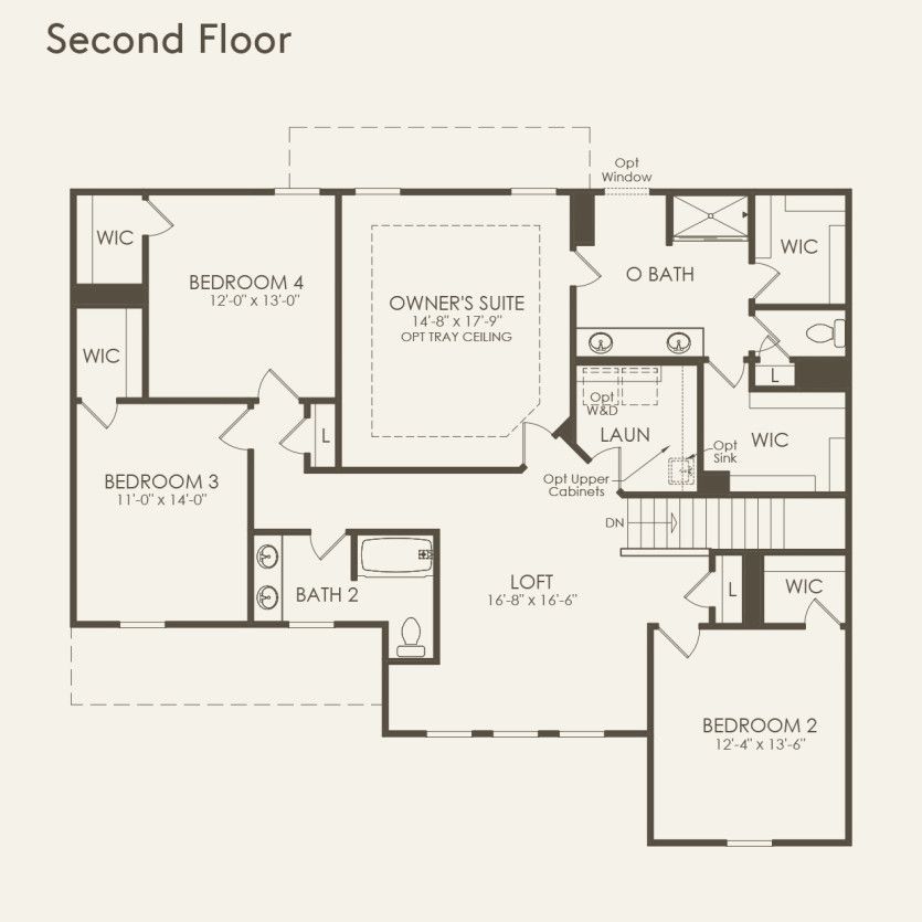 Second Floor 4 br / 2.5 ba