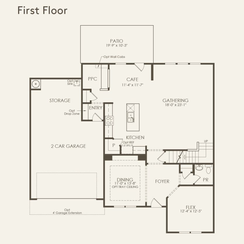 First Floor 4 br / 2.5 ba