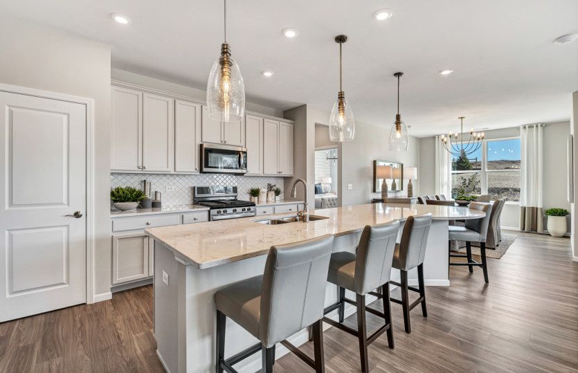 Kitchen and Café/Dining Room