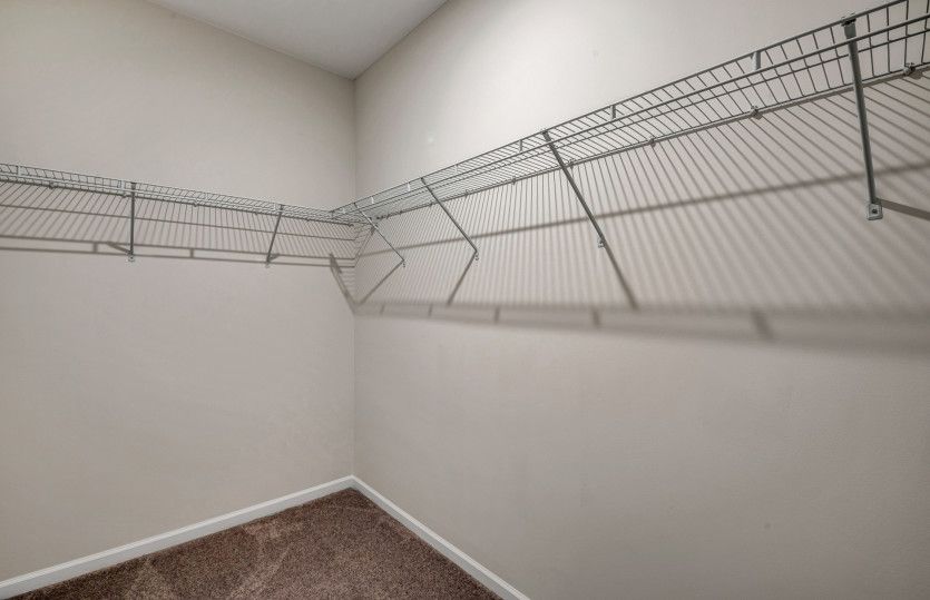Walk-in Closet in Owner's Suite