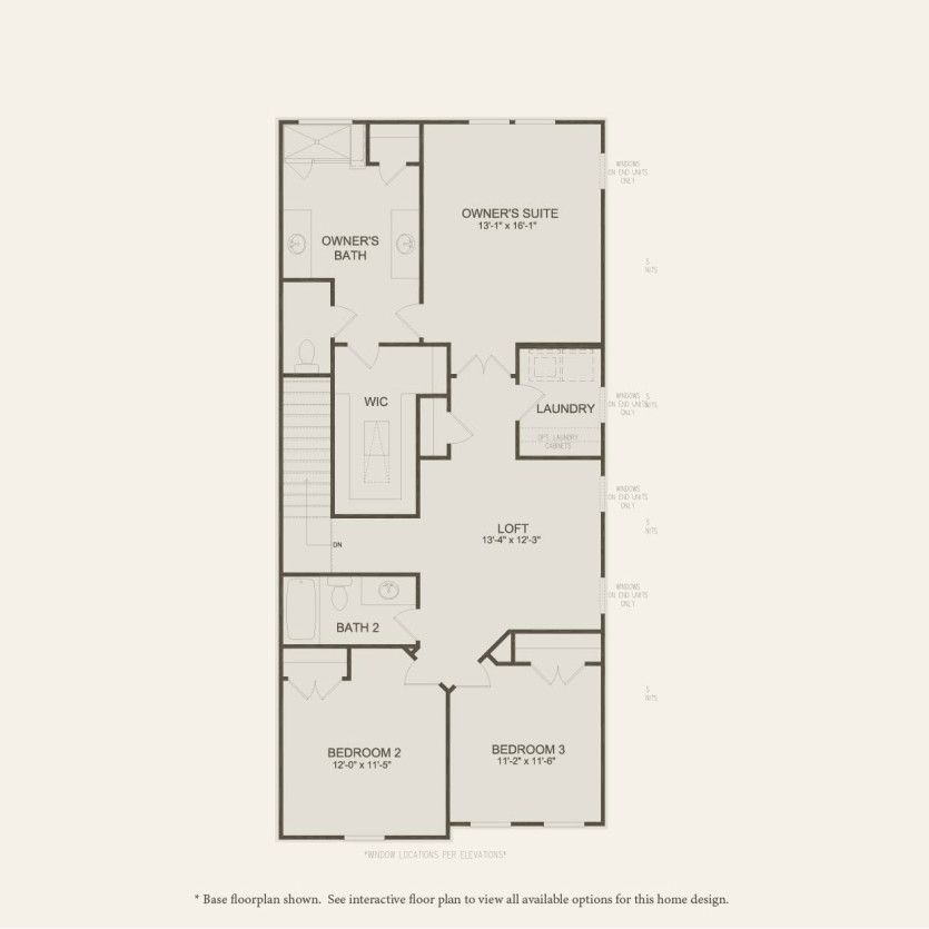 Second Floor 3 br / 2.5 ba