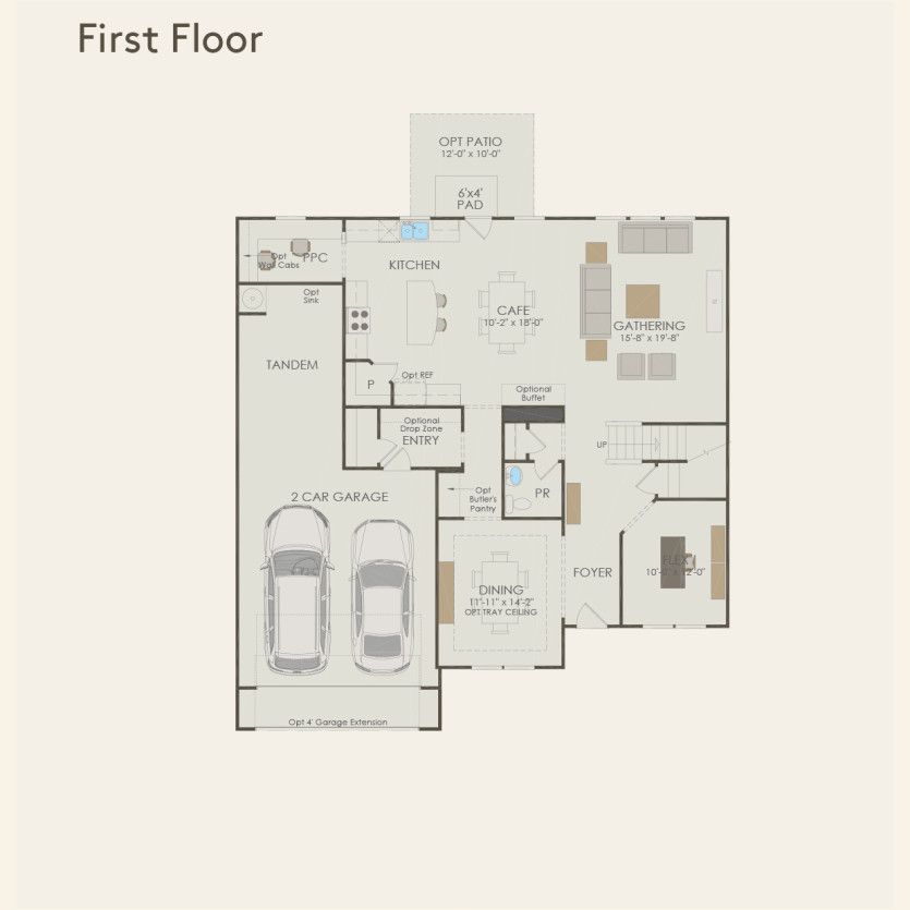 First Floor 4 br / 2.5 ba