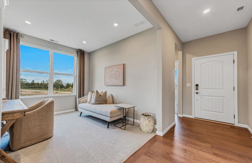 View of Flex Room and Foyer