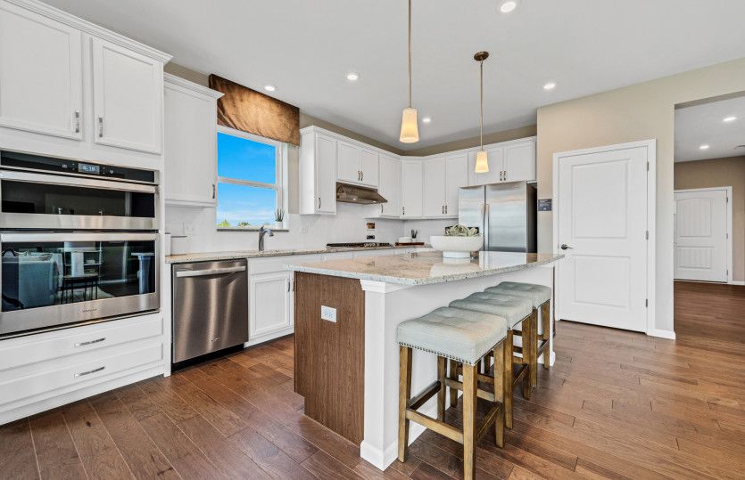 Kitchen with Built-in Appliances