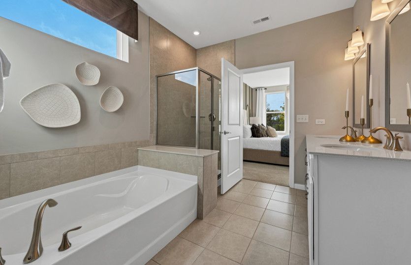 Separate Tub/Shower in Owner's Bath