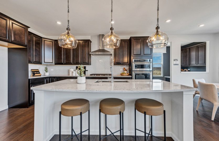 Kitchen Island with Granite Countertops