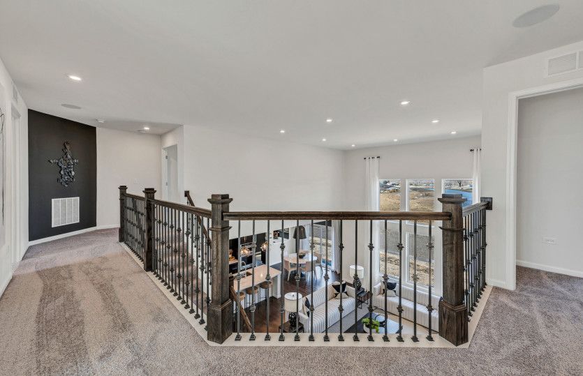 Second Floor Overlooking Two-Story Family Room