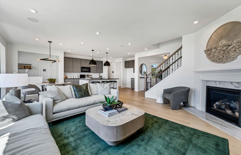 Gathering Room Open to Kitchen, Perfect for Entertaining