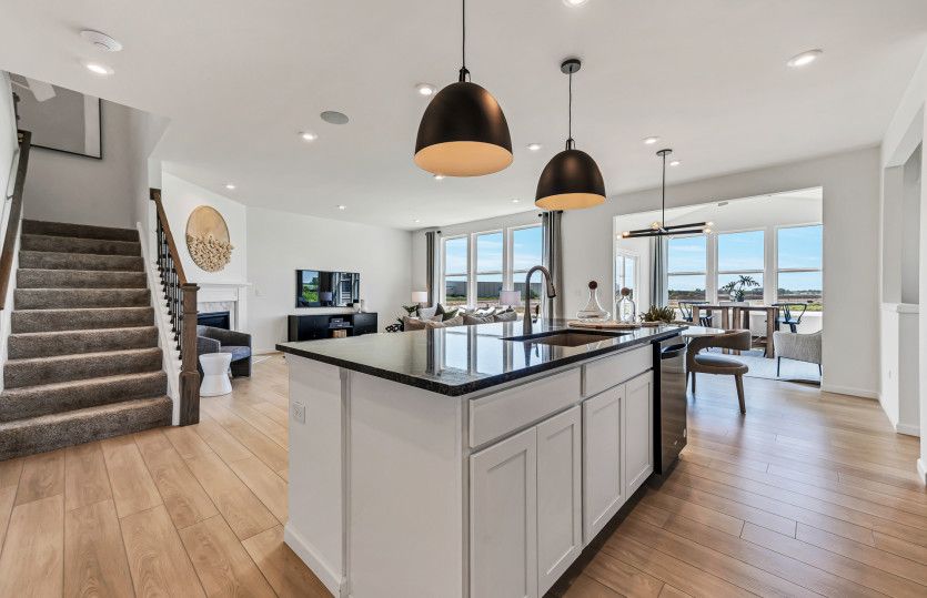 Open Kitchen with Large Island