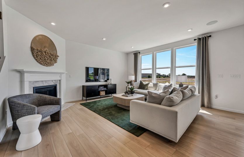 Gathering Room with Optional Fireplace