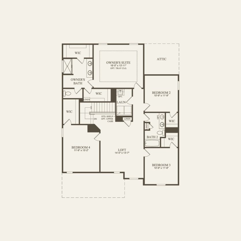 Second Floor 4 br / 2.5 ba