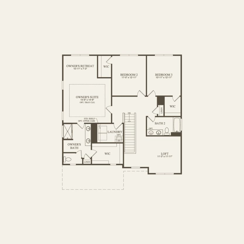 Second Floor 3 br / 2.5 ba