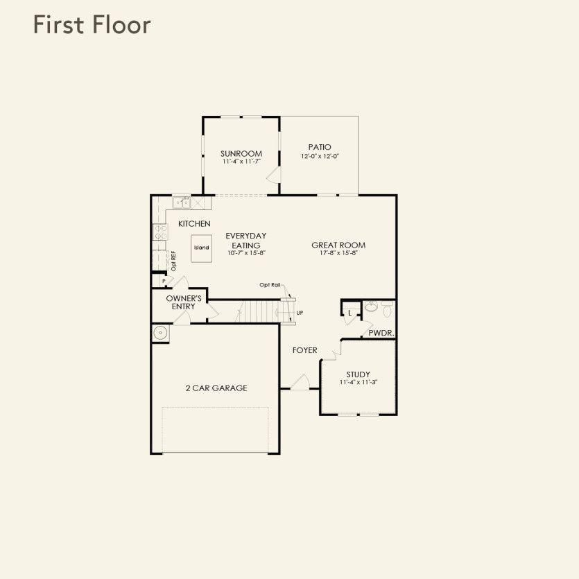 First Floor 3 br / 2.5 ba