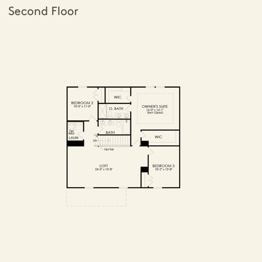 Second Floor 3 br / 2.5 ba