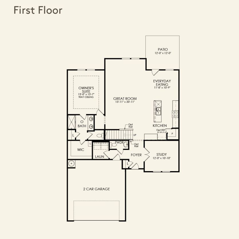 First Floor 3 br / 2.5 ba