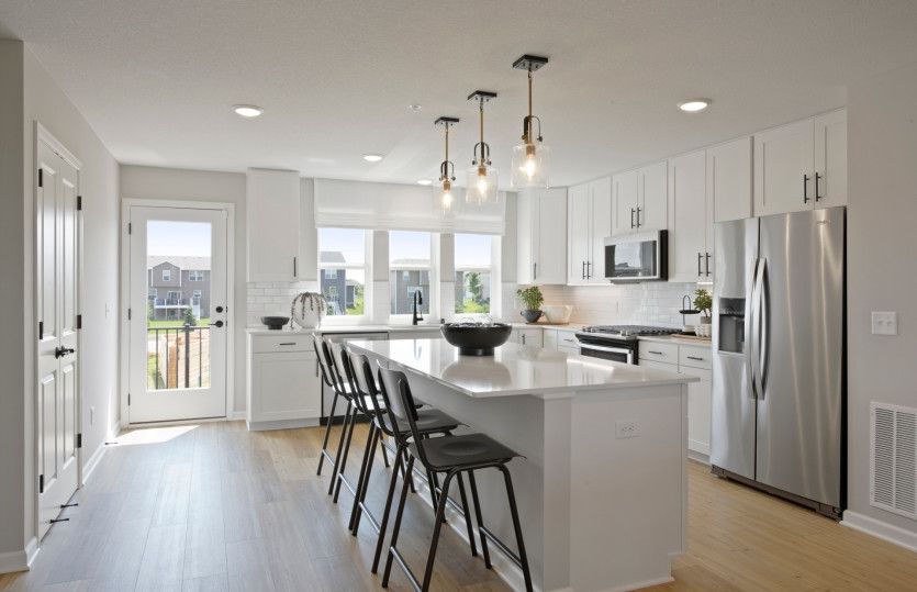 Chef's Kitchen with Large Island for Seating