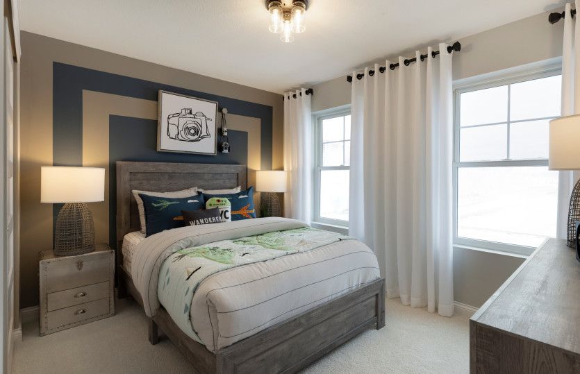 Secondary Bedroom Showcased as a Guest Bedroom