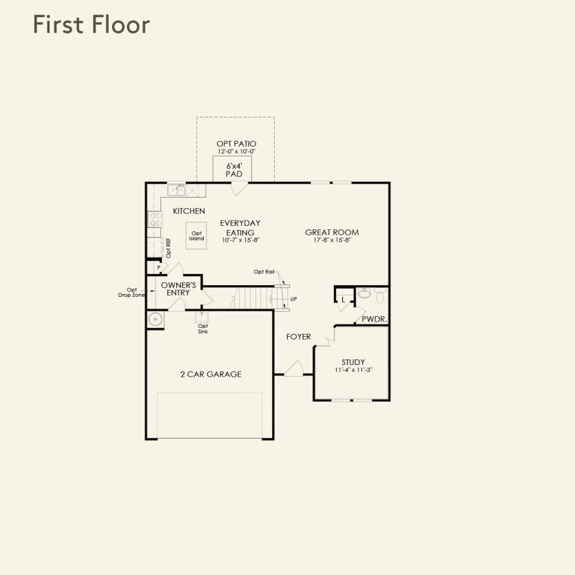 First Floor 3 br / 2.5 ba